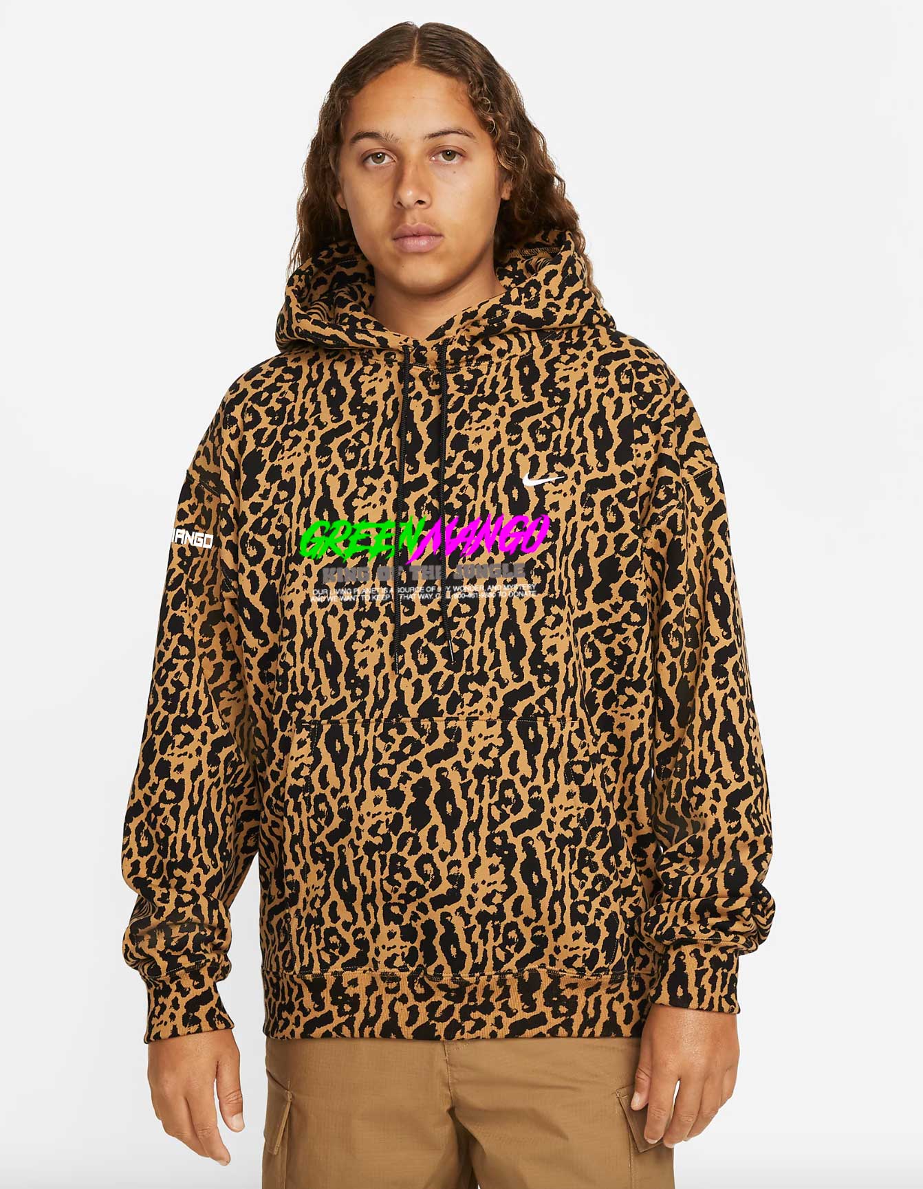 LEOPARD PRINT HOODIE